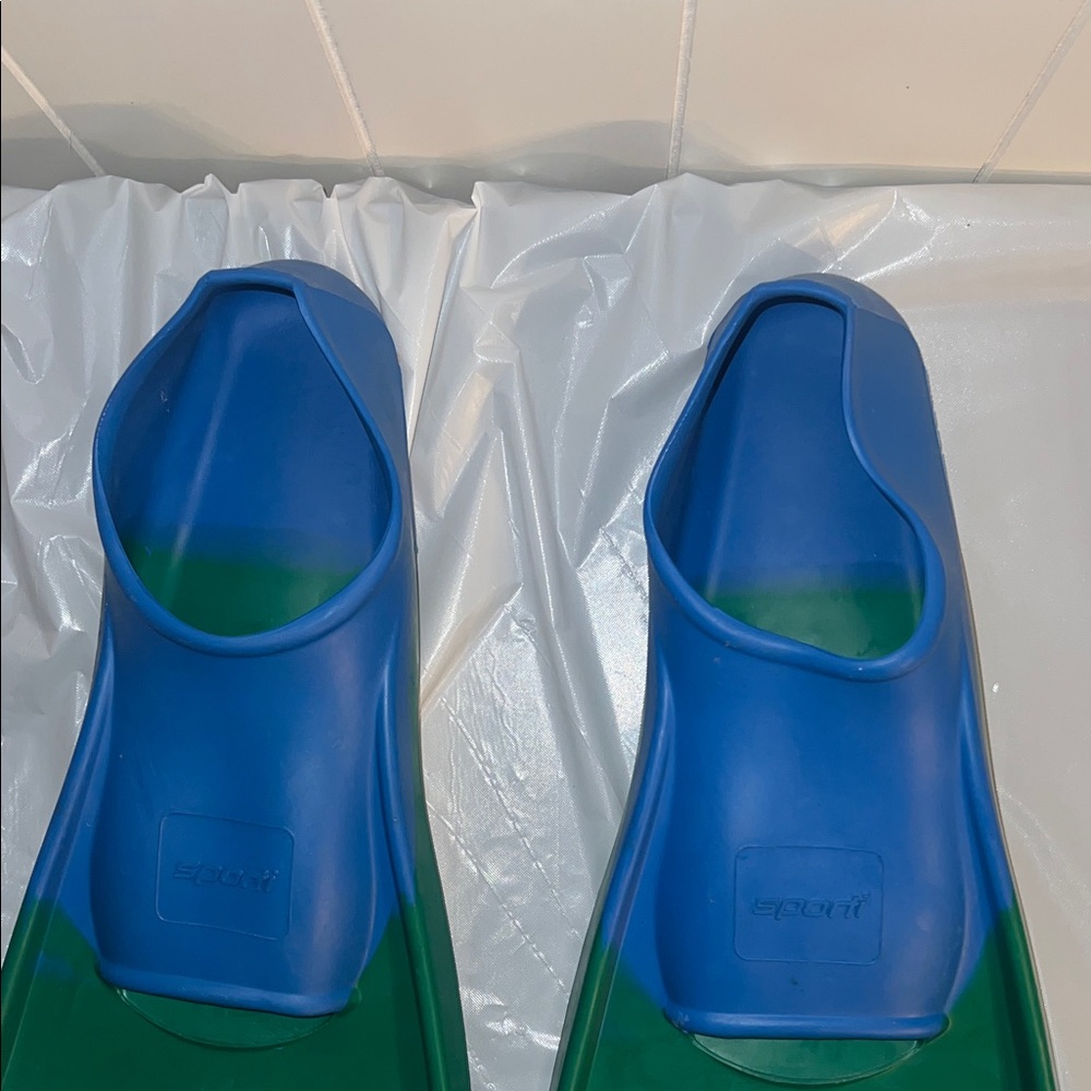 Sporti Swim Fins - Blue and Green - Picture 9 of 9